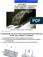 Hydraulics and Sediment Transport: Rivers and Turbidity Currents