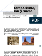 3.1 Intemperismo y Erosion 2019