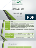 AUDITORIA SGC GERENCIA ISO 9001