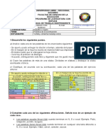 Trabajo EL ACENTO Guía de Trabajo