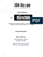 Technical Manual: Printed in Usa. Document #Man-Us V.1 10/30/2002