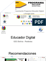 Guía para educadores digitales con herramientas Google