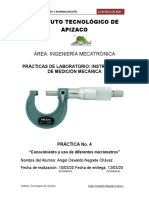 PRACTICA No 04 Micrometros