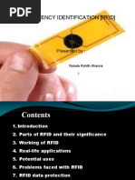 Radio Frequency Identification (Rfid) : Presented by