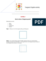 Tangram English Activity: How To Draw A Tangram Puzzle?