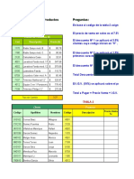 Examen de Excel