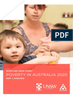 Poverty in Australia 2020: Acoss and Unsw Sydney
