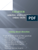 Asking and Giving Direction