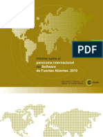 Informe sobre el panorama internacional del Software de Fuentes Abiertas. 2010