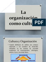 La Organización Como Cultura