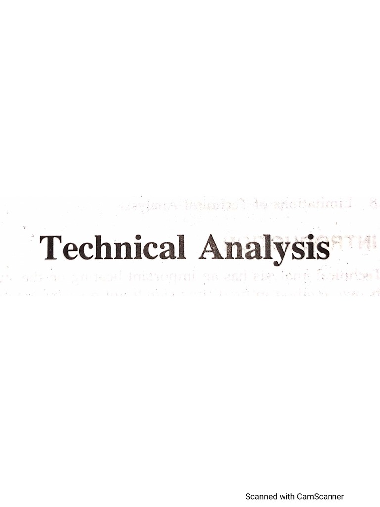 Technical Analysis - Unit 2, Subject - Security Analysis and Portfolio ...