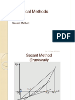 Numerical Methods: Secant Method