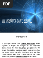 Eletrostática Campo Elétrico Trabalho Da Força Elétrica Potencial Elétrico