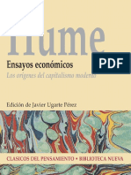 Hume, David. Ensayos Económicos Los Orígenes Del Capitalismo Moderno PDF