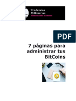 7 Páginas para Administrar Tus BitCoins