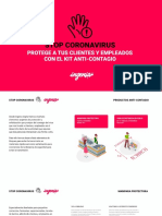 Ingenia STOP-CORONAVIRUS Productos Anticontagio Marzo 20201