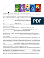 Inside Out Movie Worksheet Video Movie Activities Writing Creative Writing Ta - 87547