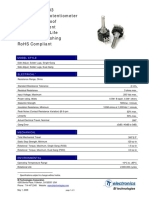 Potentiometer Datasheet PDF