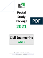 GATE Civil Engineering Postal Study Package Checklist