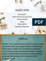 Berpikir Kritis KLMPK 1