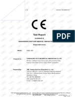 Test Report: On Behalf of Guangdong Softlink Medical Innovation Co.,Ltd. Disposable Mask