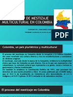 Evidencia 11 Aa11 El Proceso de Mestizaje Multicultural en Colombia