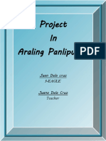 Project in Araling Panlipunan: Juan Dela Cruz