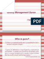 Quality Management Gurus: Olga Semionova