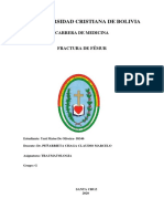 Trabajo de Investigación Traumatologia. Yuri Matos de Oliveira - 58346