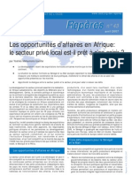 OCDE - Secteur Privé Afrique