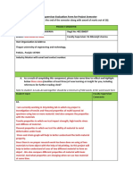 Faculty Supervisor Evaluation Form For Project Semester