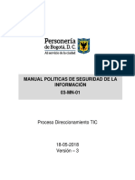 03-MN-01 Manual de Politicas de Seguridad de la Informacion - Version 3 - 18 may 2018