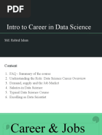 Intro To Career in Data Science: Md. Rabiul Islam