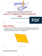 Projection Plane and Solids L7