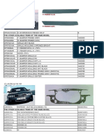 Replacement body parts for Opel Astra 2004