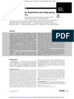 A Novel Method For Rapid Molecular Subgrouping of Medulloblastoma