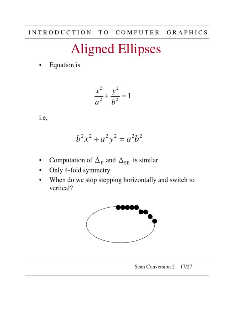 Aligned Ellipses: B A y A X B | PDF