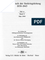 Kriegstagebuch Der Seekriegsleitung 1939 - 1945. - Teil A Band 9. Mai 1940