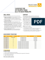 C12 Mathematics SubjectAreaInfoSheet