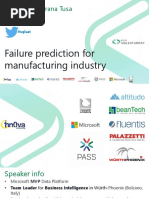 Andrea Martorana Tusa: Failure Prediction For Manufacturing Industry