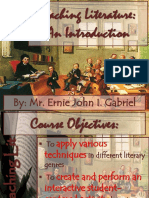 Teaching Literature INTRO 1 PDF