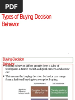 Types of Buying Decision Behavior Op-2