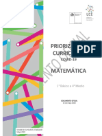 Matemática Priorización Curricular