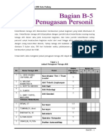 B-5 Jadual Penugasan Personel