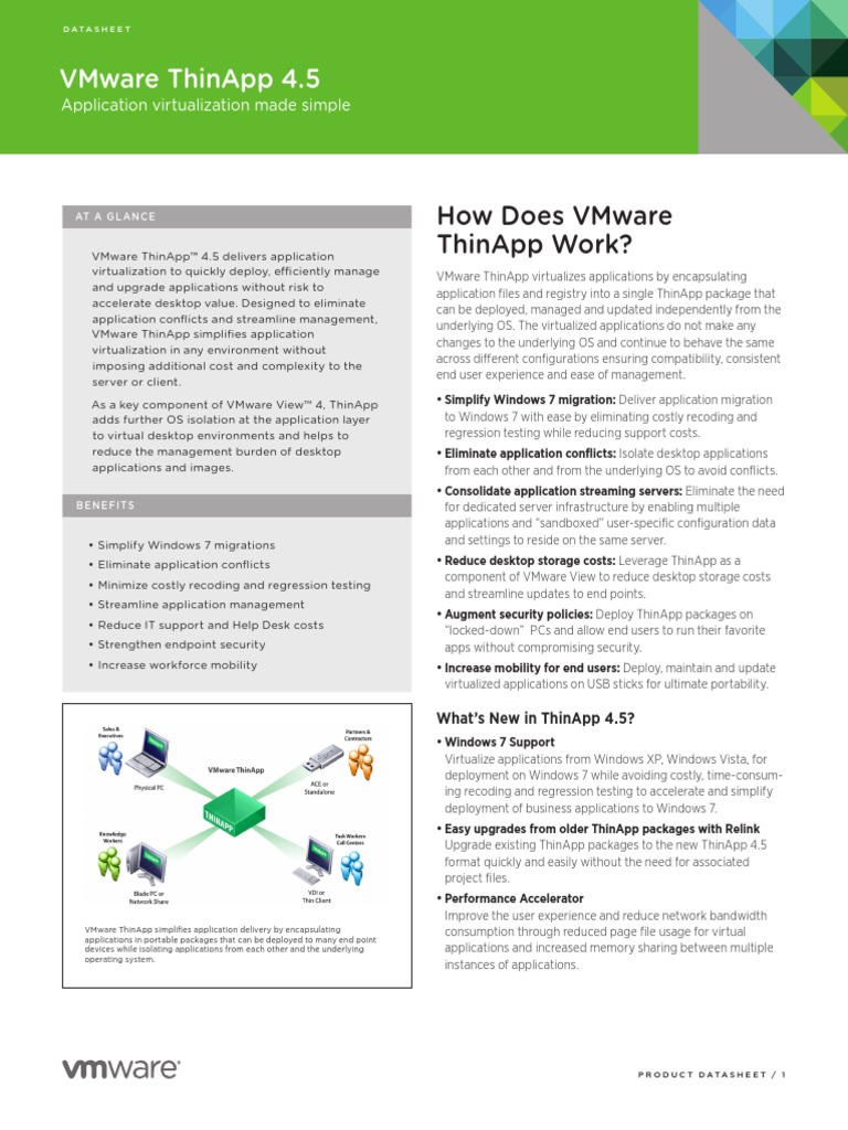 How Does Vmware Thinapp Work? PDF V Mware Microsoft Windows