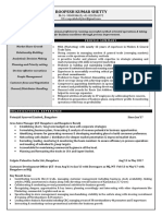 Roopesh Kumar Shetty: Core Competencies Profile Summary