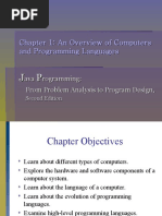 Chapter 1 An Overview of Computers and Programming Languages