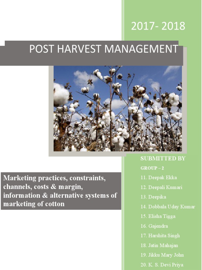 Group 2 PHM Download Free PDF Cotton Futures Contract