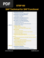 STSF100 SAP Technical For SAP Functional: Introduction To The Data Introduction To The Data Modelling