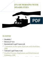 Rights of Persons with Disabilities: A Global Perspective